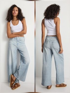 rag & bone Miramar Sofie Sweatpant Jeans Cotton Size 30